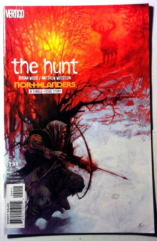 Northlanders (The Hunt) #40 (DC Comics, 2011), raw, ungraded comic book — front cover