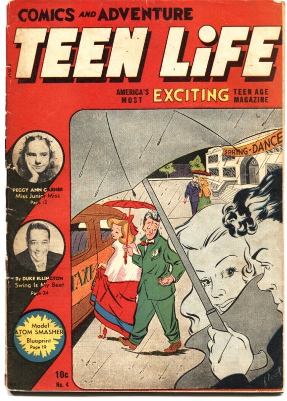 Teen Life #1946 (1946), raw comic book in FR condition — front cover