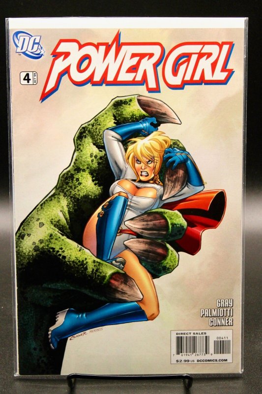 Power Girl #4 (DC Comics, 2009), raw, ungraded comic book — front cover