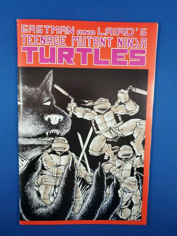 TMNT #1 (Mirage Studios, 1988), raw comic book in VF condition — front cover