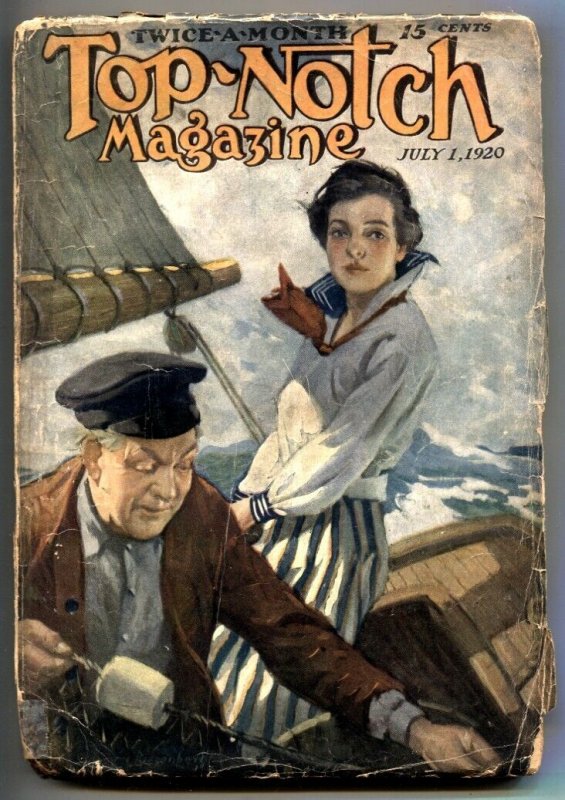 Pulp: Top-Notch Magazine Pulp July #1, raw, ungraded comic book — front cover