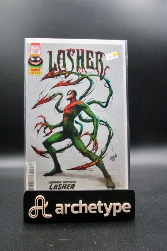 Extreme Carnage: Lasher #1 (Marvel Comics, 2021), raw, ungraded comic book — front cover