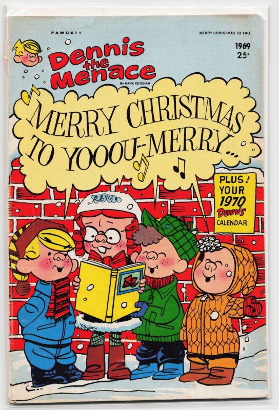 Dennis the Menace Giant #75 (1969), raw, ungraded comic book — front cover