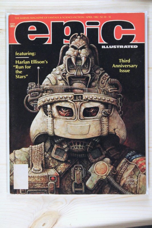 Epic Illustrated #11 (Marvel Comics, 1982), raw comic book in NM 9.4 condition — front cover
