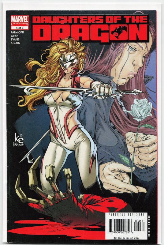 Daughters of the Dragon #4 (2006), raw, ungraded comic book — front cover