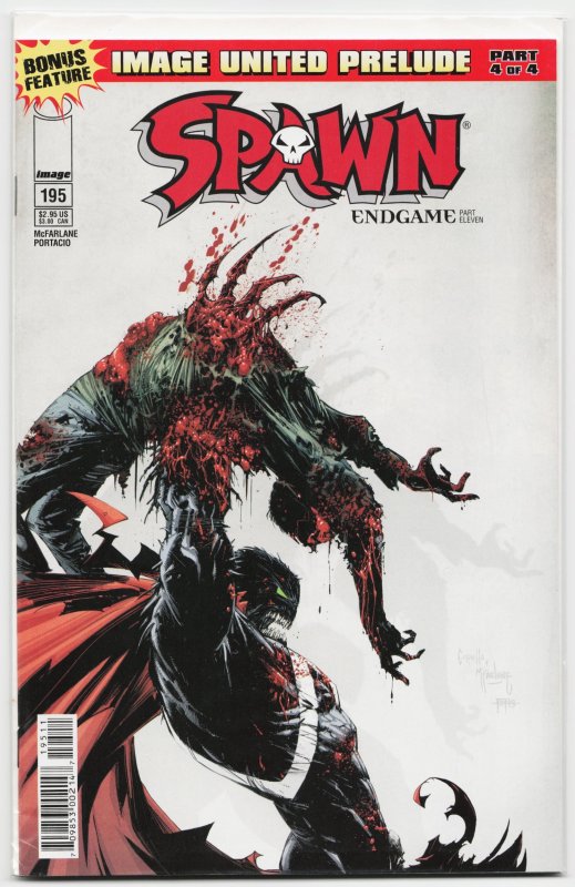 Spawn #195 (Image Comics, 2009), raw, ungraded comic book — front cover