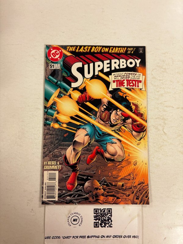 Superboy #51 (DC Comics, 1998), raw comic book in NM condition — front cover