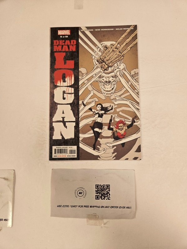 Dead Man Logan #5 (Marvel Comics), raw comic book in NM condition — front cover