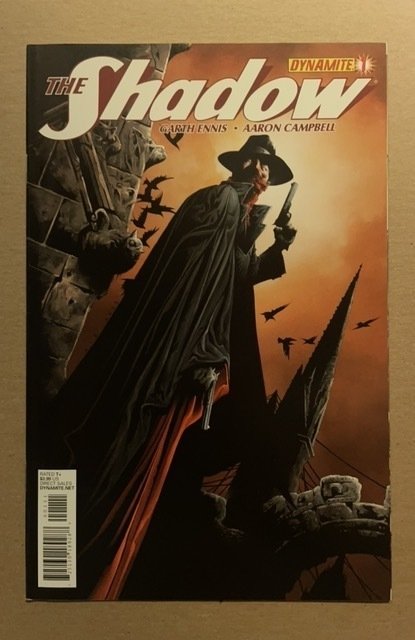 The Shadow #1 (DC Comics, 2012), raw, ungraded comic book — front cover