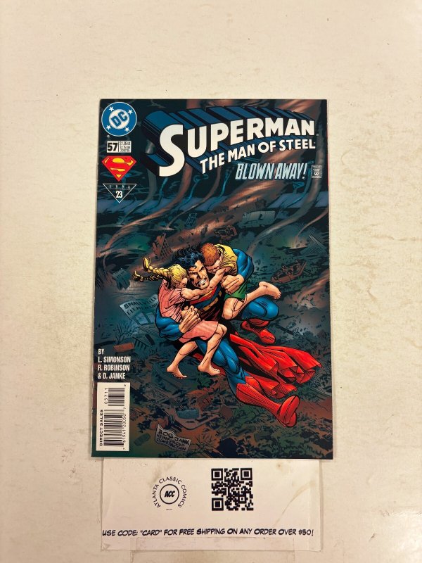 Superman the Man of Steel #57 (DC Comics), raw comic book in NM condition — front cover