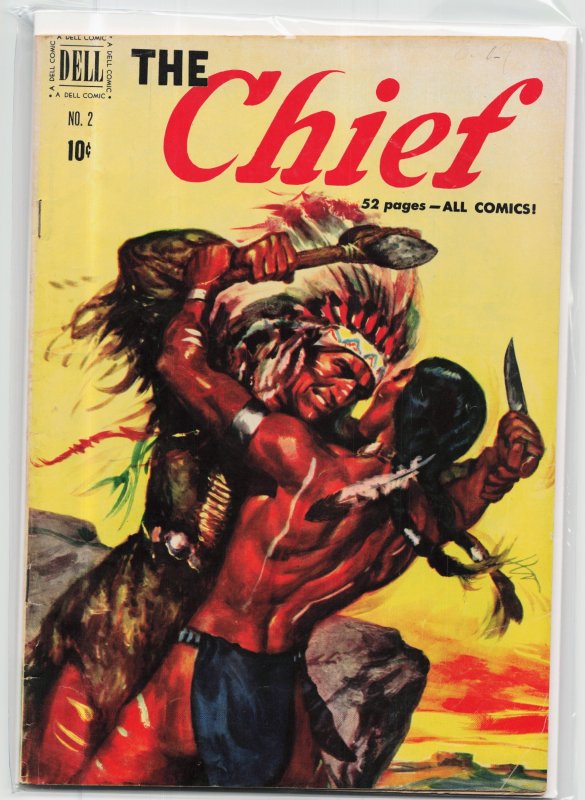The Chief #2 (1951), raw, ungraded comic book — front cover