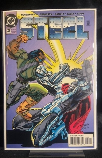 Steel #2 (DC Comics, 1994), raw, ungraded comic book — front cover