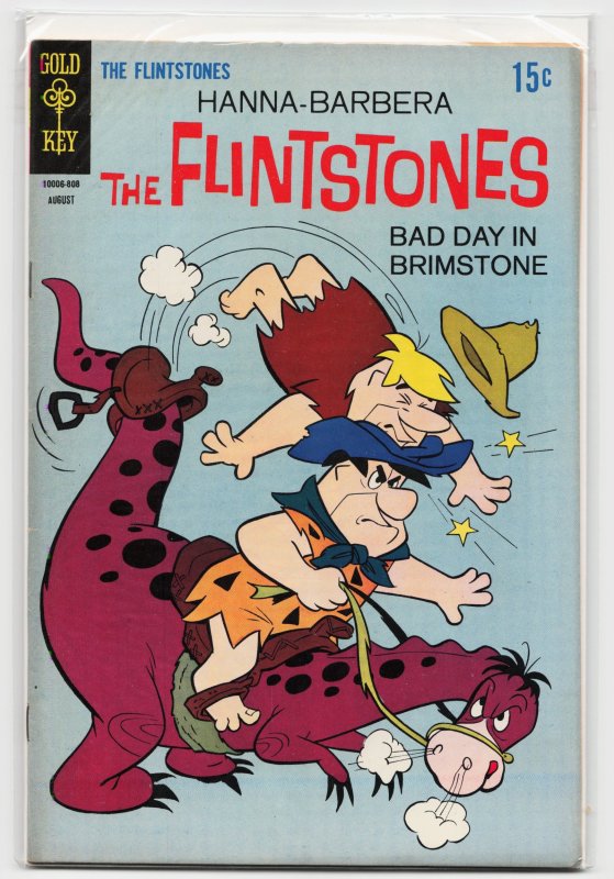 The Flintstones #47 (Gold Key Comics, 1968), raw, ungraded comic book — front cover