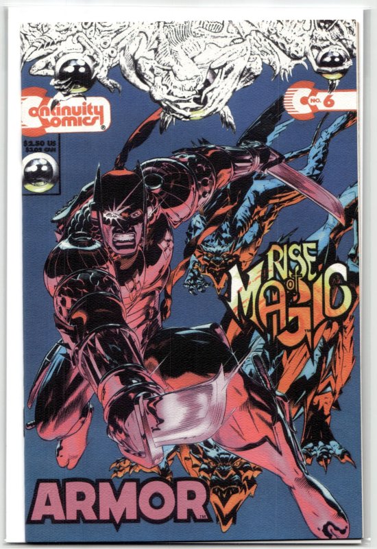 Armor #6 (1993), raw, ungraded comic book — front cover