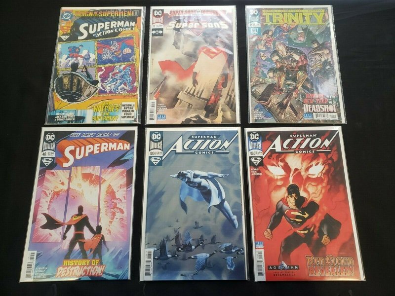 Superman 6pc (Vf/nm) 1st Appearance of Superman in Black Suit! 1993-2019 (1993), raw comic book in VF/NM condition — front cover