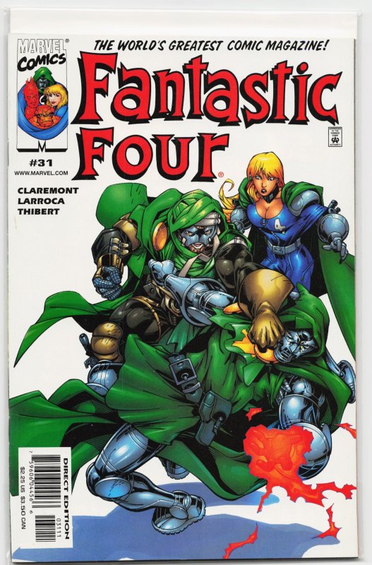 Fantastic Four #31 (Marvel Comics, 2000), raw, ungraded comic book — front cover