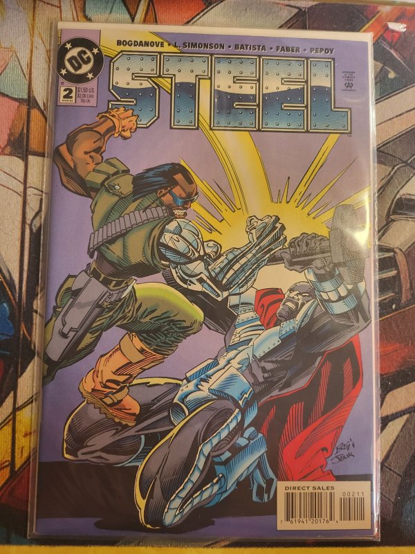 Steel #2 (1994), raw, ungraded comic book — front cover