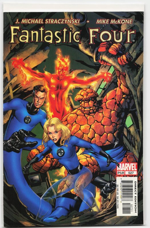 Fantastic Four #527 (Marvel Comics, 2005), raw, ungraded comic book — front cover