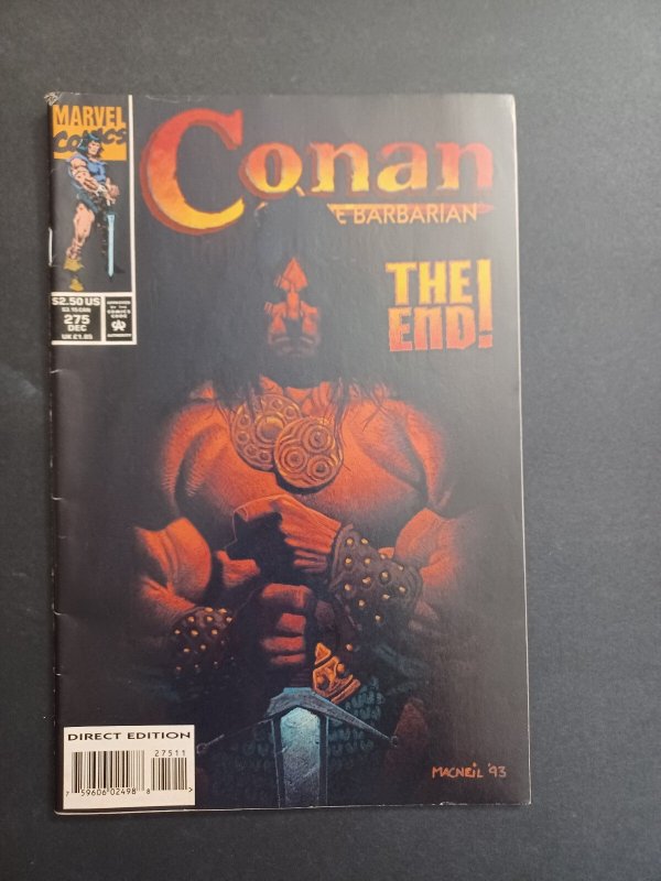 Conan the Barbarian #275 (Marvel Comics, 1993), raw comic book in FN condition — front cover