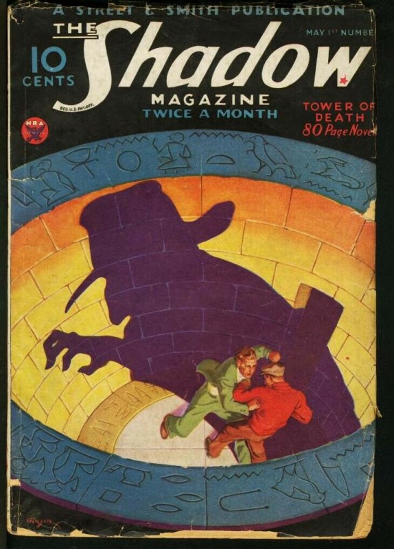 Shadow 1934 May 1-Street and Smith Pulp-Rare Fr (Street and Smith, 1934), raw comic book in FR condition — front cover