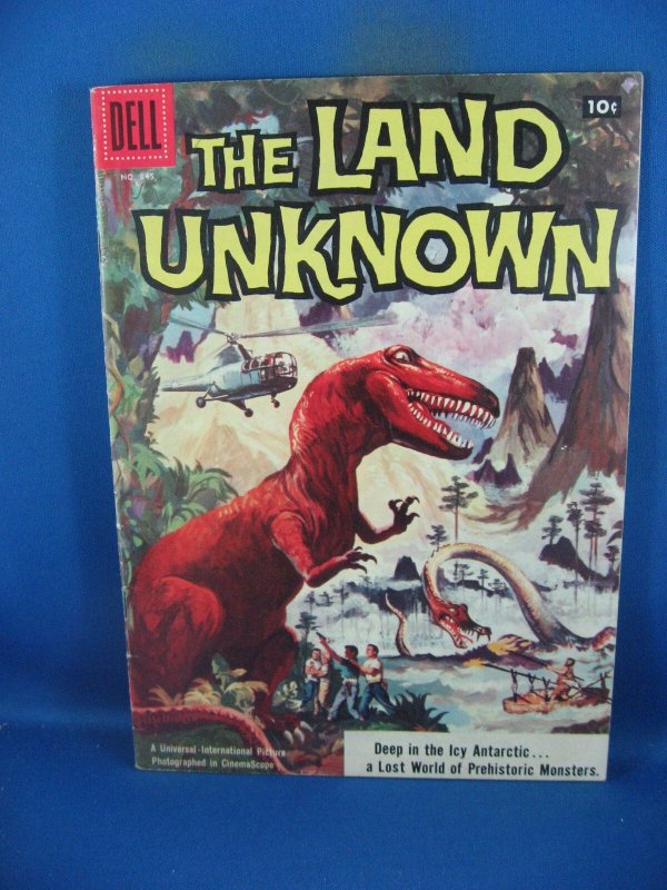 Four Color #845 (Dell Comics, 1957), raw, ungraded comic book — front cover