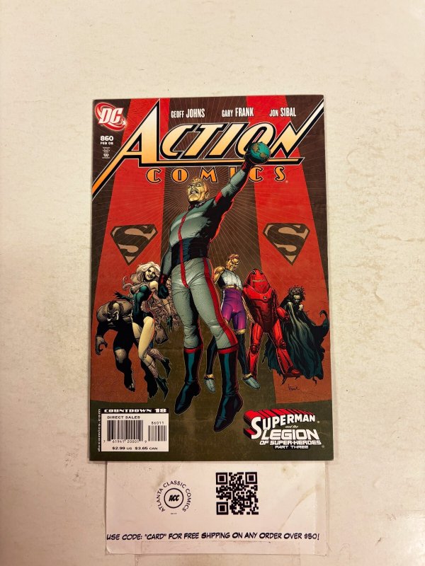 Action Comics #860 (DC Comics), raw comic book in NM condition — front cover