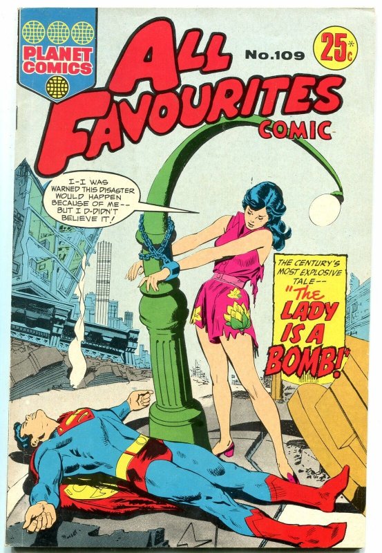 All Favourites #109, raw comic book in FN condition — front cover
