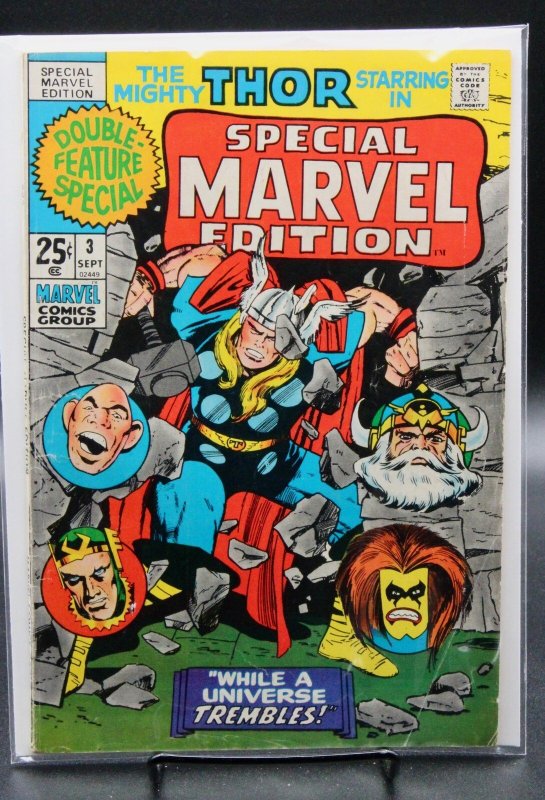 Special Marvel Edition #3 (Marvel Comics, 1971), raw, ungraded comic book — front cover