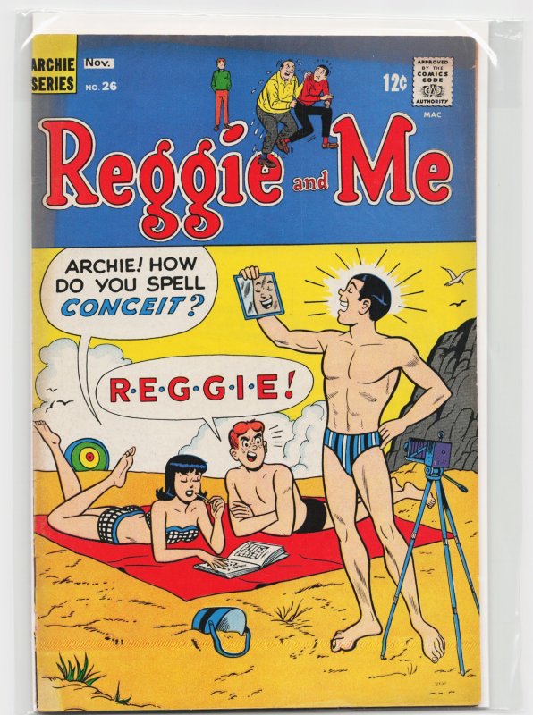 Reggie and Me #26 (Archie Comics, 1967), raw, ungraded comic book — front cover