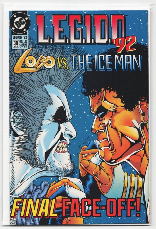 L.e.g.i.o.n #38 (1992), raw, ungraded comic book — front cover