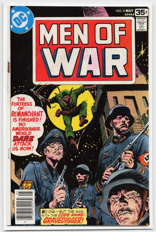 Men of War #6 (DC Comics, 1978), raw, ungraded comic book — front cover