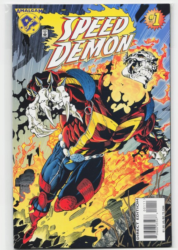 Speed Demon (1996) Speed Demon (1996), raw, ungraded comic book — front cover