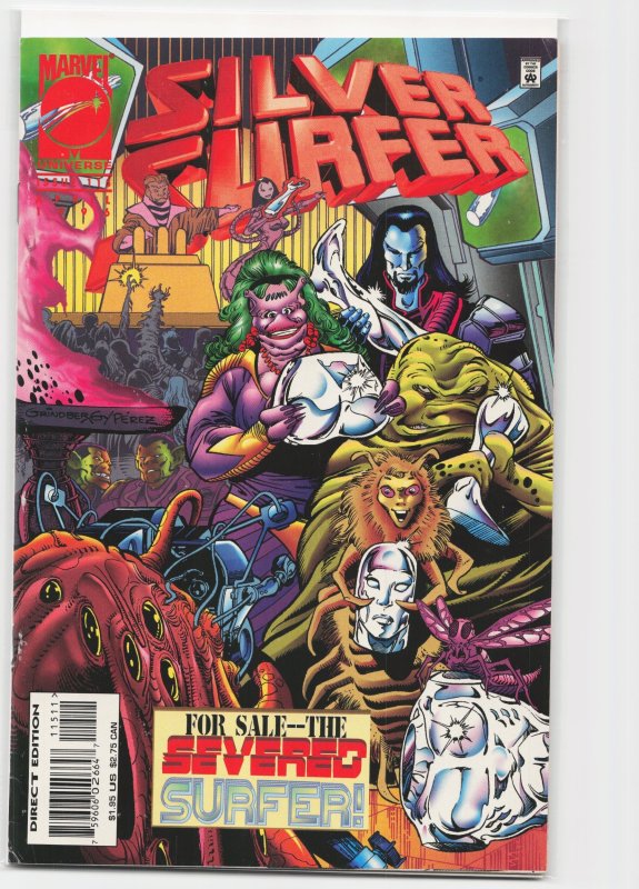 Silver Surfer #115 (Marvel Comics, 1996), raw, ungraded comic book — front cover