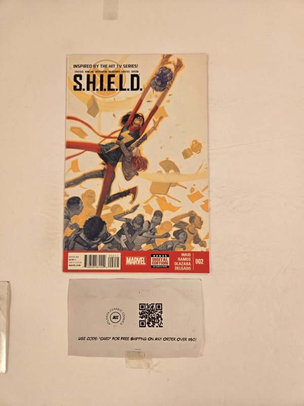 S.h.i.e.l.d #2 (Marvel Comics), raw comic book in NM condition — front cover
