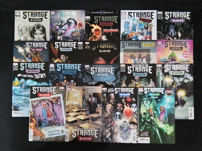 Strange Academy Lot of 19 #1-18 & Strange Academy Presents 1 Marvel 2020 Vf/nm (Marvel Comics, 2020), raw comic book in VF/NM condition — front cover