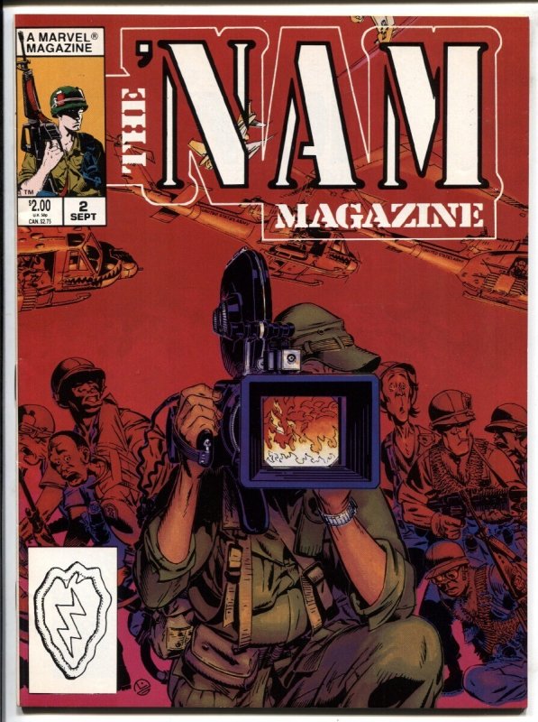 'Nam #2 (Marvel Comics, 1988), raw comic book in VF condition — front cover