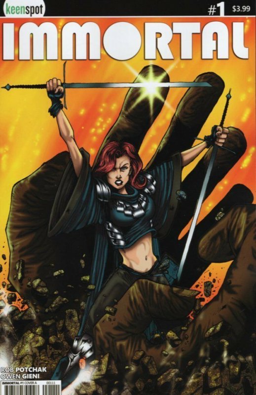 Immortal #1 (2017), raw, ungraded comic book — front cover