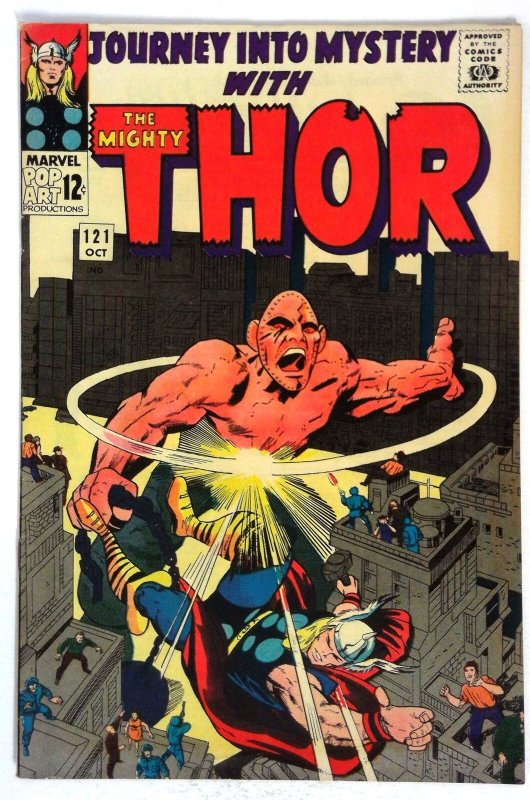 Journey into Mystery #121 (Marvel Comics, 1965), raw comic book in VF/NM condition — front cover