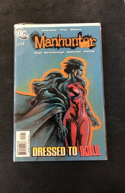 Manhunter #15 (2005), raw, ungraded comic book — front cover