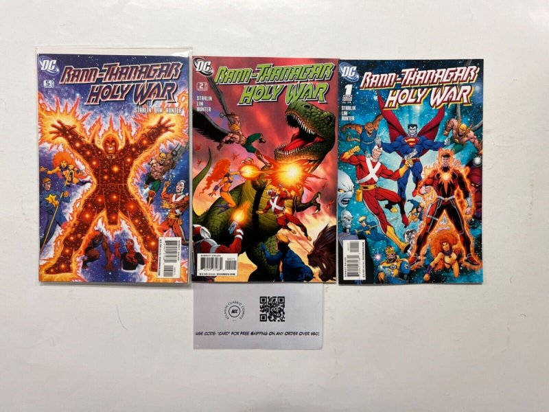 3 Rann-Thanagar Holy War DC Comic Books #1, raw, ungraded comic book — front cover