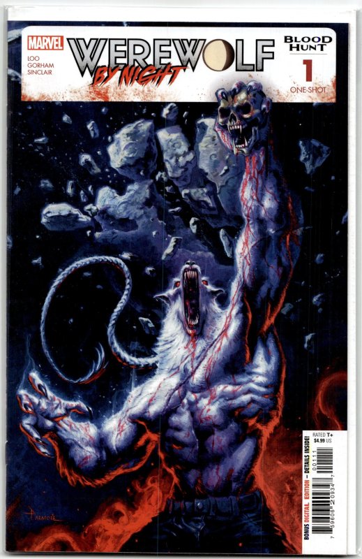 Werewolf by Night: Blood Hunt (2024) Werewolf by Night (2024), raw, ungraded comic book — front cover