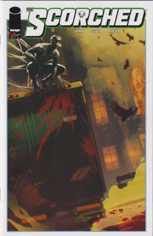 The Scorched #28 (Image Comics, 2022), raw comic book in NM condition — front cover