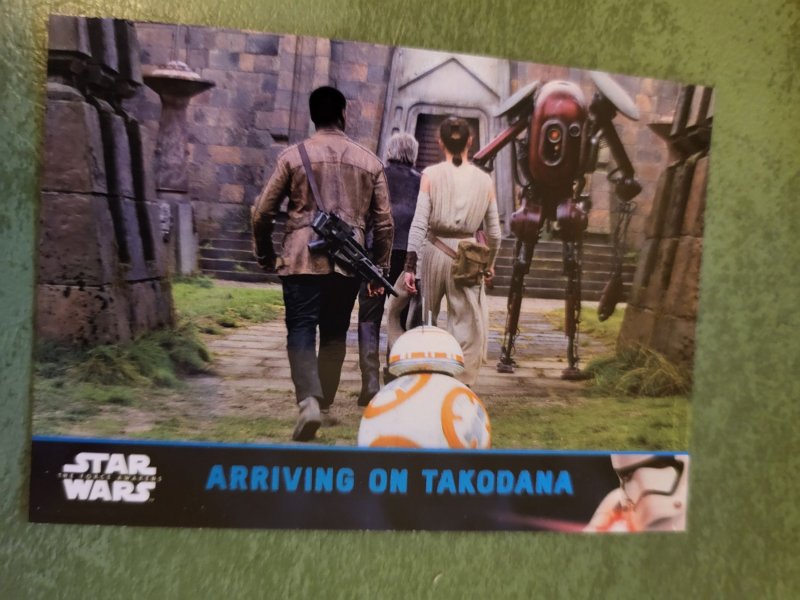 2017 Star Wars: The Force Awakens Series 2 Blue Parallel #49 (2017), raw, ungraded comic book — front cover