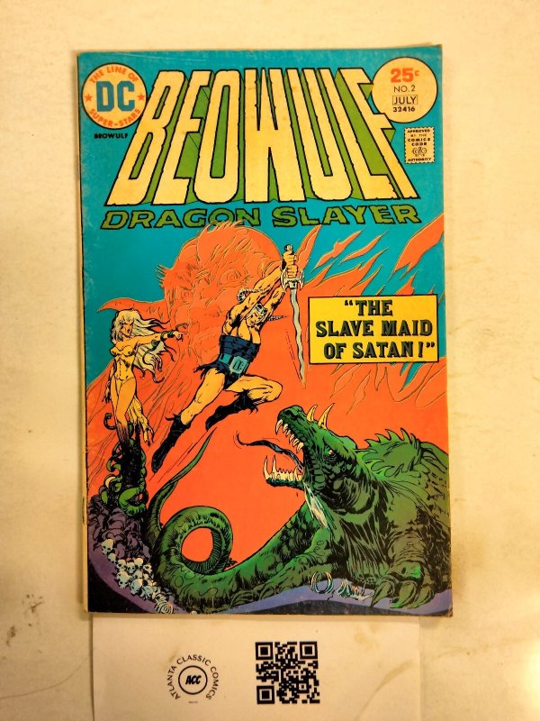 Beowulf #2 (DC Comics), raw comic book in VG condition — front cover