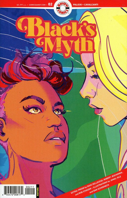 Blacks Myth #2 (2021), raw, ungraded comic book — front cover