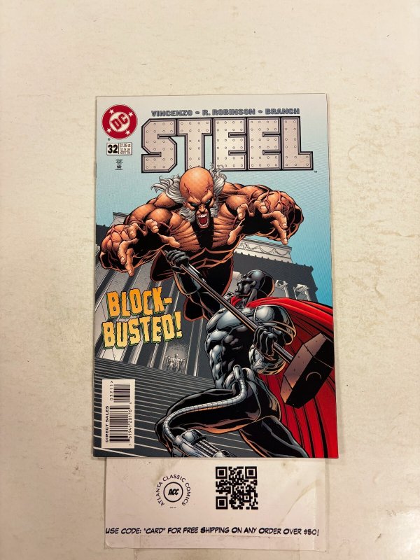 Steel #32 (DC Comics), raw comic book in NM condition — front cover