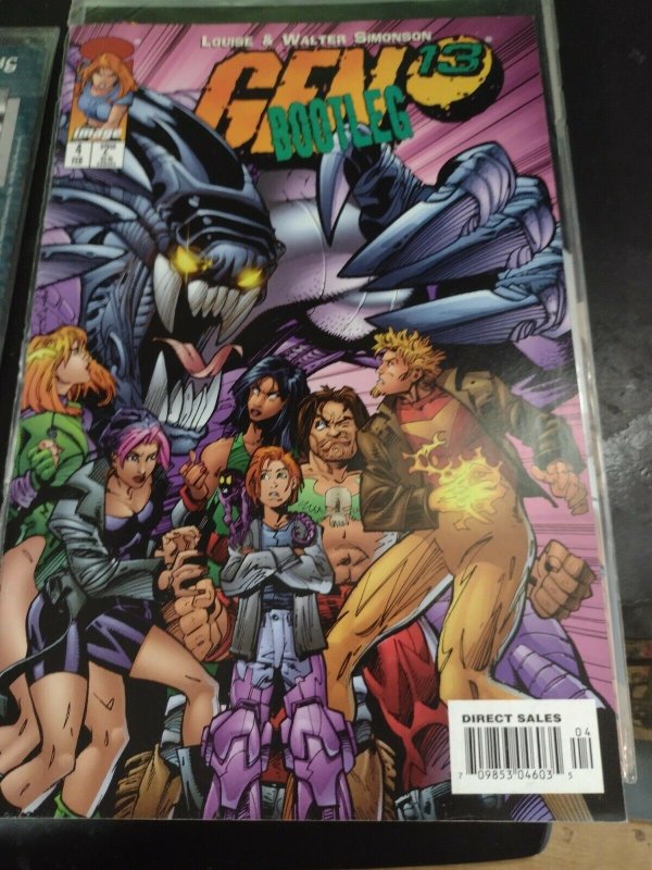 Gen 13 Bootleg #4 (DC Comics, 1997), raw, ungraded comic book — front cover