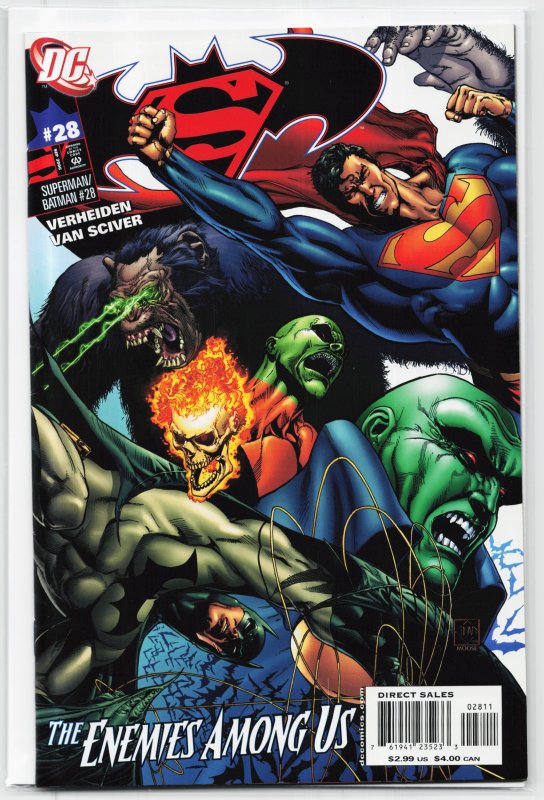 Superman / Batman #28 (DC Comics, 2006), raw, ungraded comic book — front cover