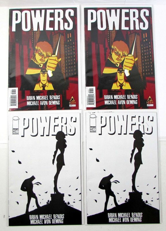 Powers Lot of 4 #17 x2, 20 x2 Icon (2006) NM 2nd Series 1st Print Comic Books (2006), raw comic book in NM condition — front cover
