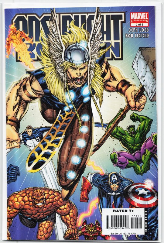 Onslaught Reborn #2 (Marvel Comics, 2007), raw, ungraded comic book — front cover